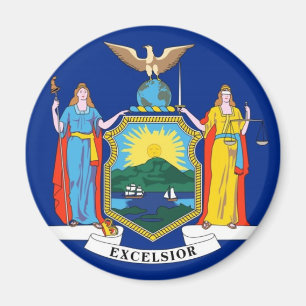 Aimant Drapeau de l'état de New-York