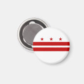 Aimant Drapeau de l'État de Washington DC (Recto/Verso)