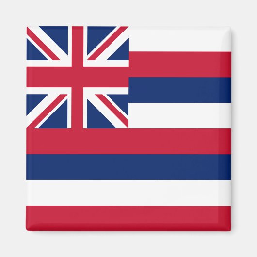 Aimant Drapeau de l'État d'Hawaii (Devant)