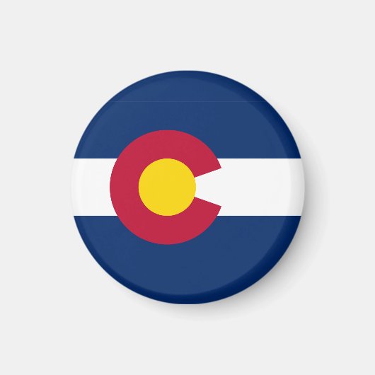 Aimant Drapeau de l'État du Colorado (Devant)