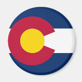 Aimant Drapeau de l'État du Colorado (Devant)