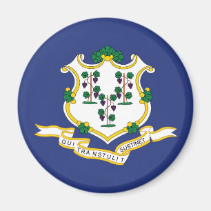 Aimant Drapeau de l'État du Connecticut