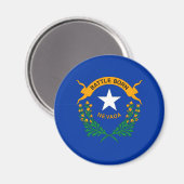 Aimant Drapeau de l'État du Nevada (Recto/Verso)