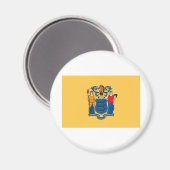 Aimant Drapeau de l'État du New Jersey (Recto/Verso)