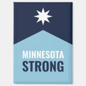 Aimant Drapeau de l'État rebelle du Minnesota (Recto)