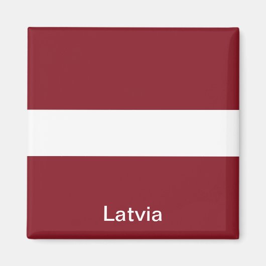 Aimant Drapeau de Lettonie (Devant)