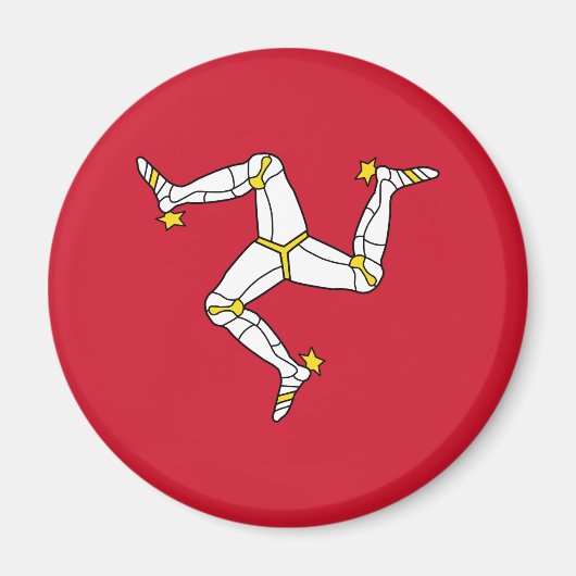 Aimant Drapeau de l'île de Man (Devant)