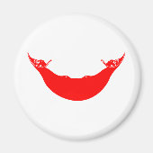 Aimant Drapeau de l'île de Pâques (Devant)