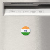Aimant Drapeau de l'Inde (In Situ (Lave-vaisselle))