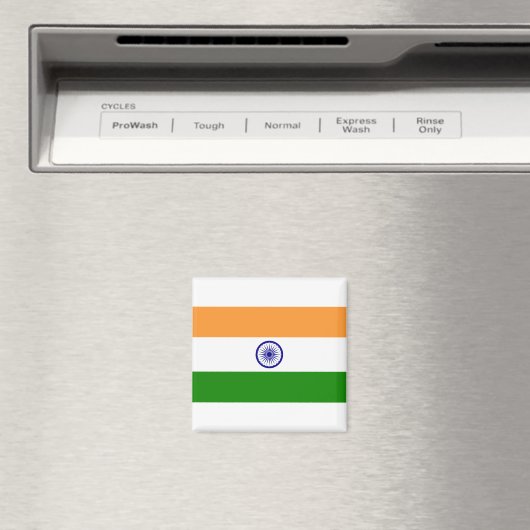 Aimant Drapeau de l'Inde (In Situ (Lave-vaisselle))