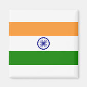 Aimant Drapeau de l'Inde (Devant)