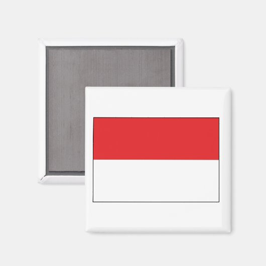 Aimant Drapeau de l'Indonésie (Recto/Verso)