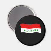 Aimant Drapeau de l'Irak (Recto/Verso)