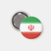 Aimant Drapeau de l'Iran (Recto/Verso)