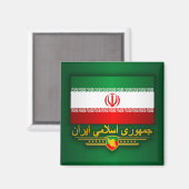 Aimant Drapeau de l'Iran Apparel (Recto/Verso)