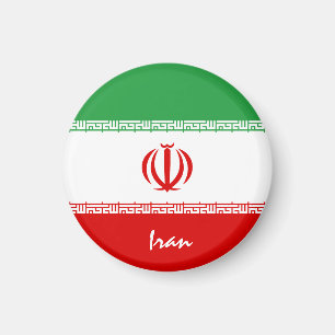 Aimant Drapeau de l'Iran et Asie - Amateurs de voyage/spo