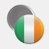 Aimant Drapeau de l'Irlande (Recto/Verso)