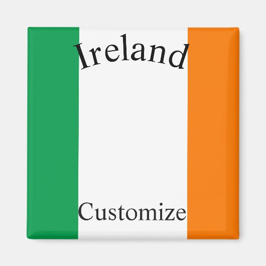 Aimant Drapeau de l'Irlande Thunder_Cove (Devant)