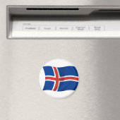 Aimant Drapeau de l'Islande (In Situ (Lave-vaisselle))