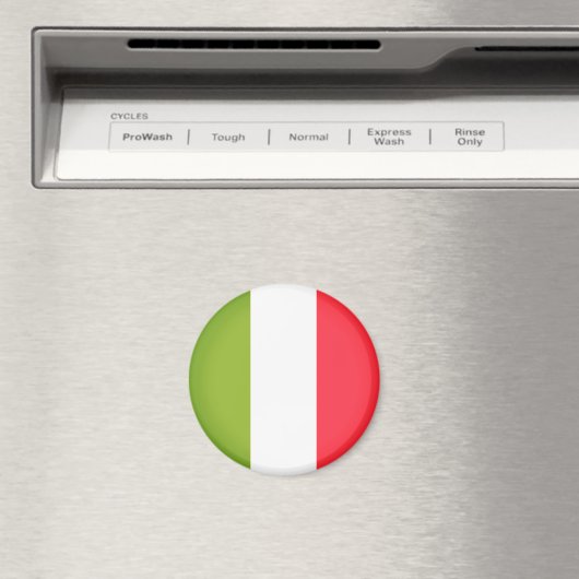 Aimant Drapeau de l'Italie (In Situ (Lave-vaisselle))