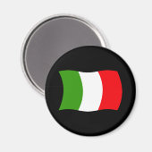 Aimant Drapeau de l'Italie (Recto/Verso)