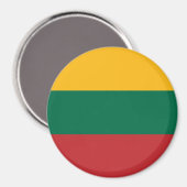 Aimant Drapeau de Lituanie (Recto/Verso)