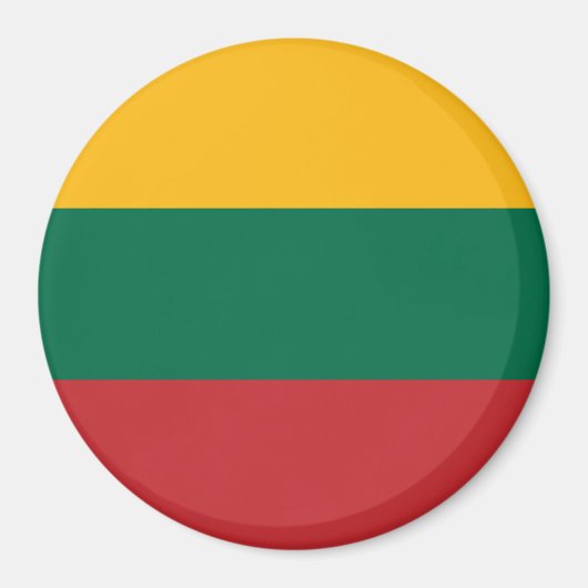 Aimant Drapeau de Lituanie (Devant)