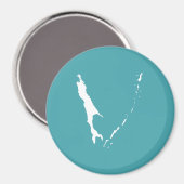 Aimant Drapeau de l'oblast de Sakhaline (Recto/Verso)