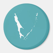 Aimant Drapeau de l'oblast de Sakhaline (Devant)