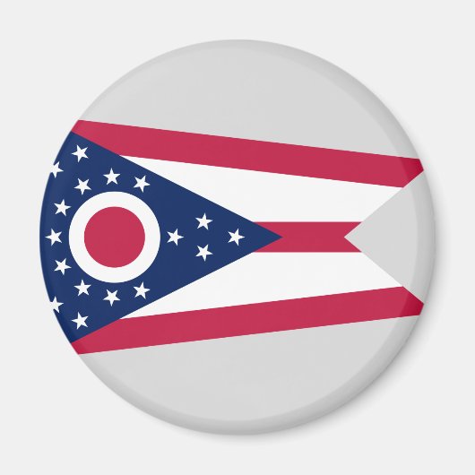 Aimant Drapeau de l'Ohio (Devant)