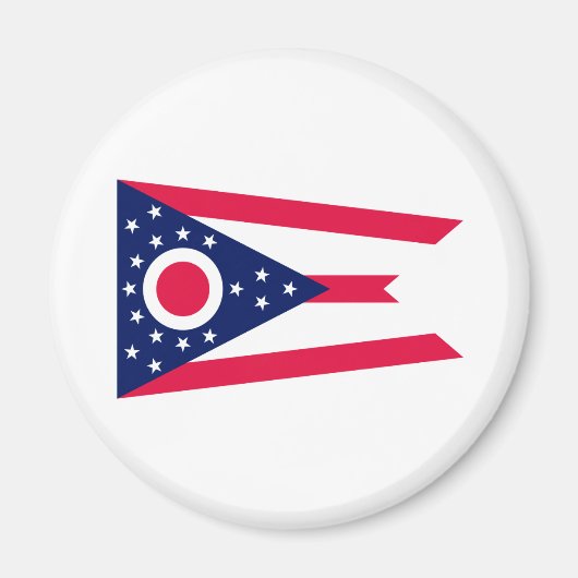 Aimant Drapeau de l'Ohio (Devant)