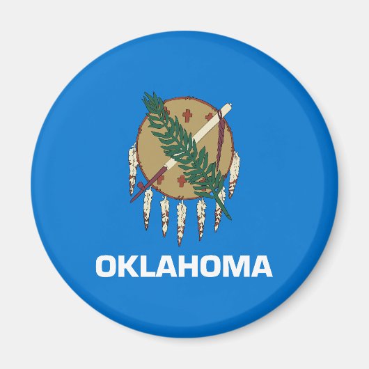 Aimant Drapeau de l'Oklahoma (Devant)