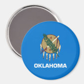 Aimant Drapeau de l'Oklahoma (Recto/Verso)