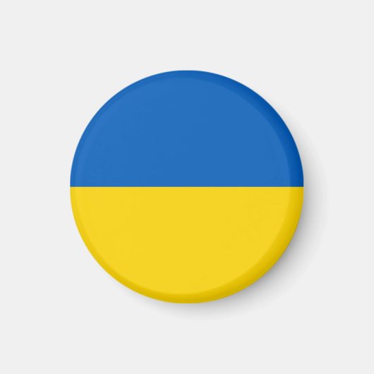 Aimant Drapeau de l'Ukraine (Devant)