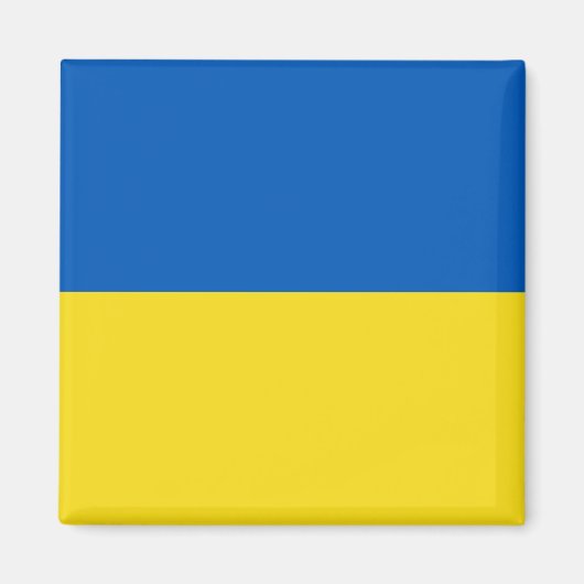 Aimant Drapeau de l'Ukraine (Devant)
