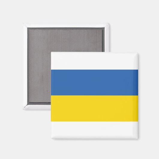 AIMANT DRAPEAU DE L'UKRAINE (Recto/Verso)