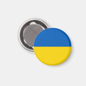 Aimant Drapeau de l'Ukraine (Recto/Verso)