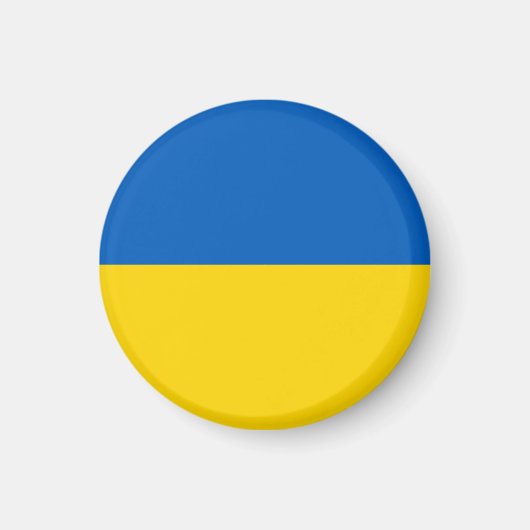 Aimant Drapeau de l'Ukraine (Devant)