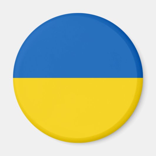Aimant Drapeau de l'Ukraine (Devant)