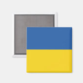 Aimant Drapeau de l'Ukraine (Recto/Verso)
