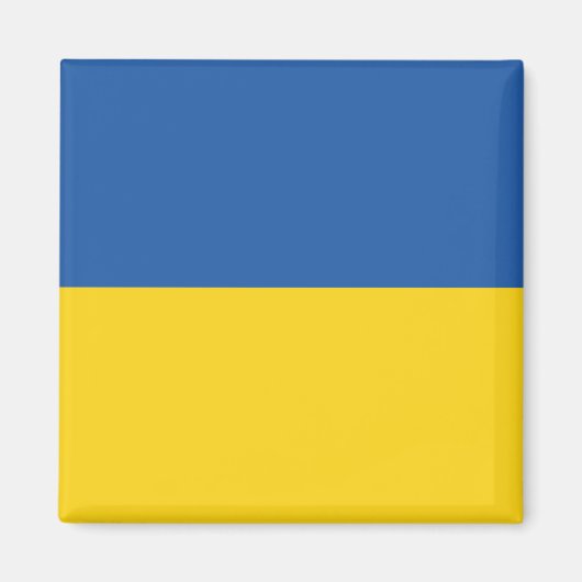 Aimant Drapeau de l'Ukraine (Devant)