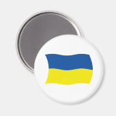 Aimant Drapeau de l'Ukraine (Recto/Verso)