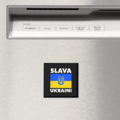 Aimant Drapeau de l'Ukraine Fierté Slava Ukraini 2 (In Situ (Lave-vaisselle))