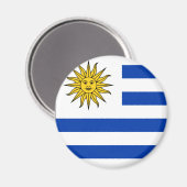Aimant Drapeau de l'Uruguay (Recto/Verso)