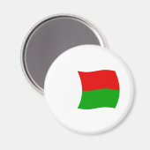 Aimant Drapeau de Madagascar (Recto/Verso)