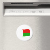 Aimant Drapeau de Madagascar (In Situ (Lave-vaisselle))