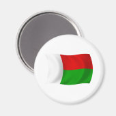 Aimant Drapeau de Madagascar (Recto/Verso)