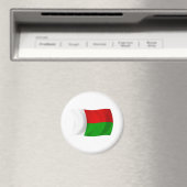 Aimant Drapeau de Madagascar (In Situ (Lave-vaisselle))