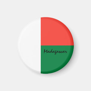 Aimant Drapeau de Madagascar & Africain - fans de voyages