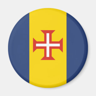 Aimant Drapeau de Madère Symbole de la province du Portug